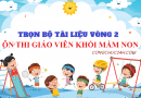 Tài liệu ôn thi viên chức mầm non vòng 2 có đáp án