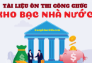 Tài liệu ôn thi công chức kho bạc nhà nước