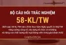 trắc nghiệm Kết luận 58-KLTW năm 2026